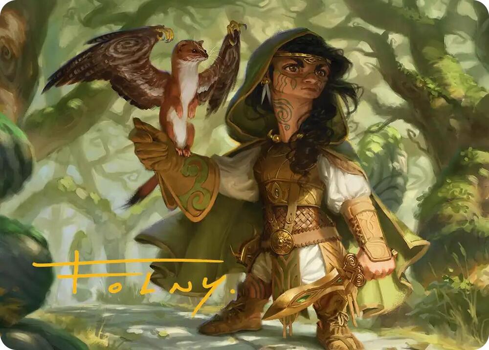 Crossroads Watcher Art Card Gold Stamped Signature 20 (Art Series: Lorwyn Eclipsed)  | Good Games Modbury
