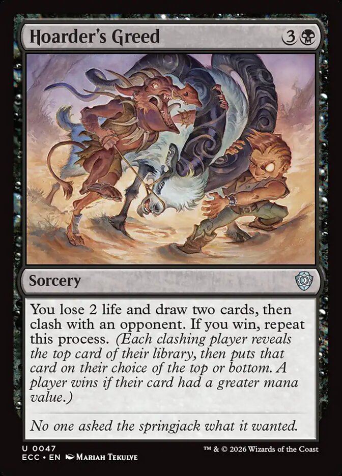 Hoarder's Greed 47/176 (Commander: Lorwyn Eclipsed)  | Good Games Modbury