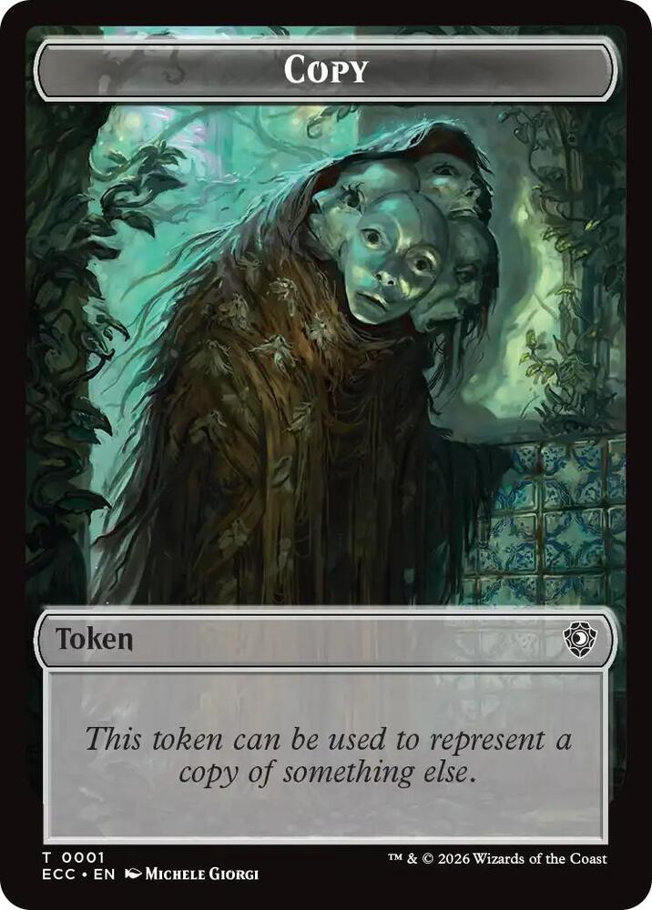 Copy Shapeshifter Double Sided Token 1 // 1 (Commander: Lorwyn Eclipsed)  | Good Games Modbury