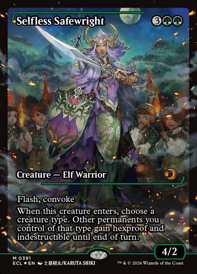 Selfless Safewright 391/273 (Lorwyn Eclipsed)  - Showcase Foil | Good Games Modbury