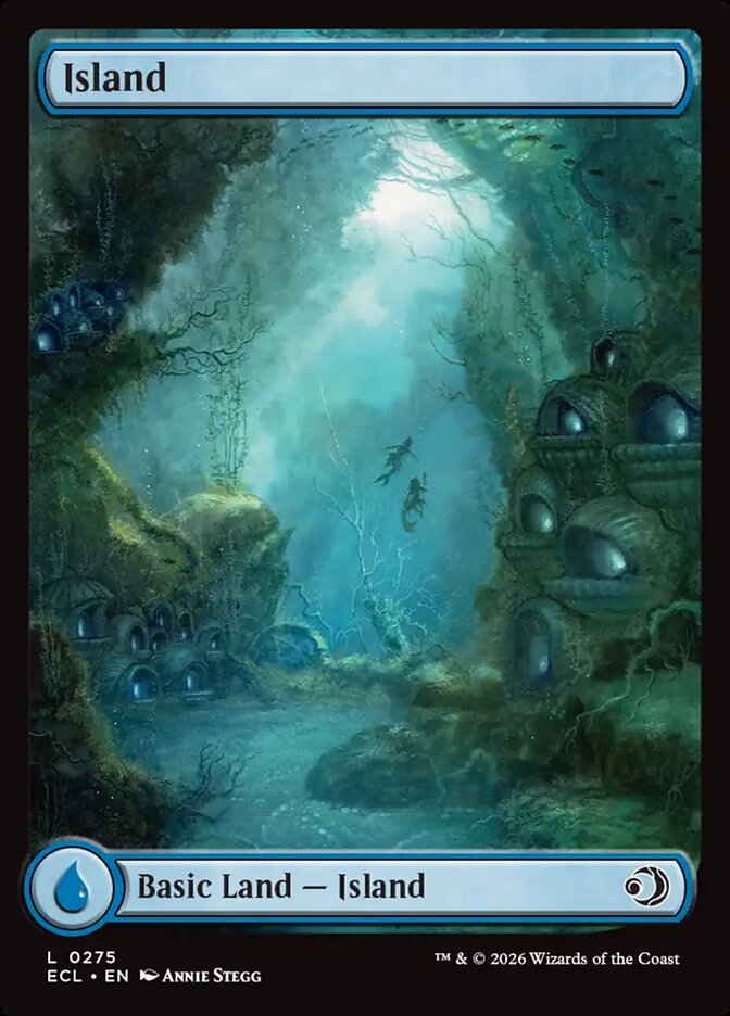 Island 0275 275 (Lorwyn Eclipsed)  - Full Art Foil | Good Games Modbury