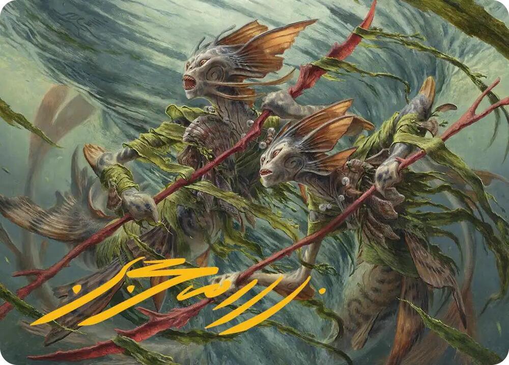 Champions of the Shoal Art Card Gold Stamped Signature 6 (Art Series: Lorwyn Eclipsed)  | Good Games Modbury