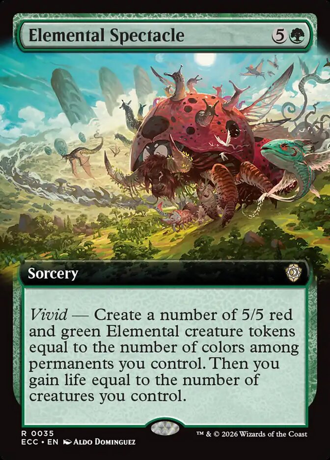 Elemental Spectacle  35/176 (Commander: Lorwyn Eclipsed)  - Extended Art | Good Games Modbury