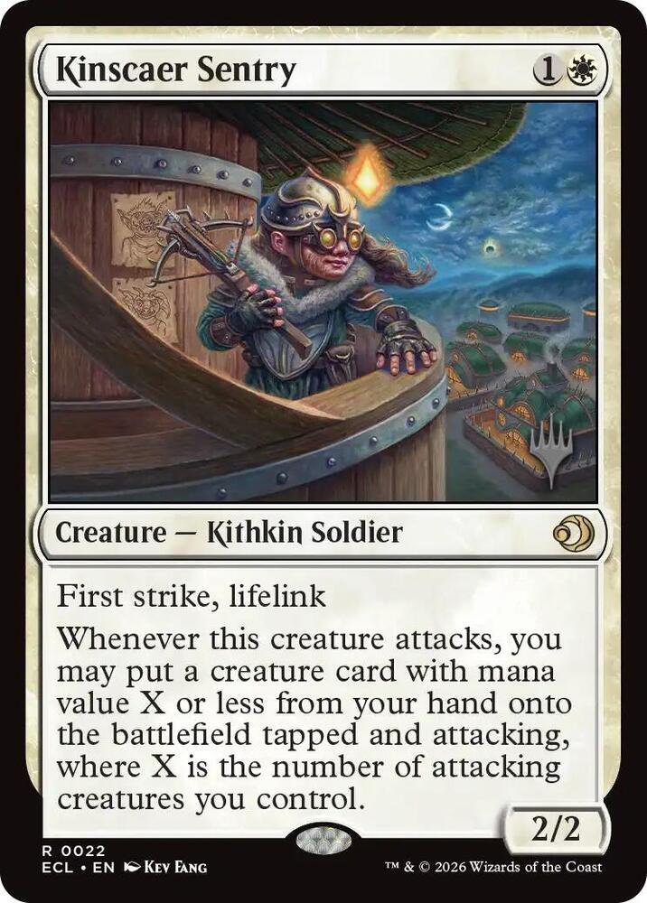Kinscaer Sentry 22p/87 (Promo Pack: Lorwyn Eclipsed)  - Foil | Good Games Modbury