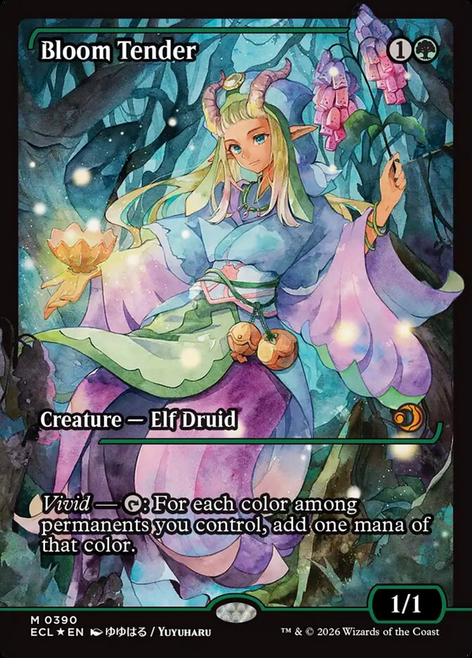 Bloom Tender 390/273 (Lorwyn Eclipsed)  - Showcase Foil | Good Games Modbury
