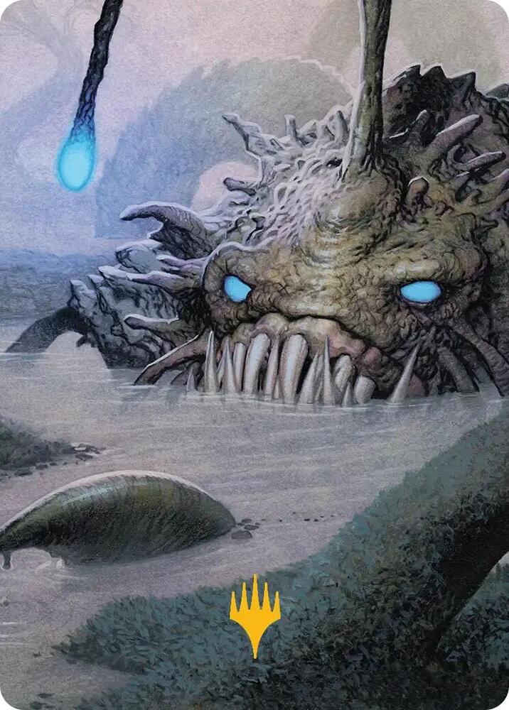 Deceit Art Card Gold Stamped Planeswalker Symbol 35 (Art Series: Lorwyn Eclipsed)  | Good Games Modbury