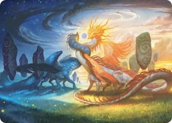 Celestial Reunion Art Card 19 54 19 (Art Series: Lorwyn Eclipsed)  | Good Games Modbury