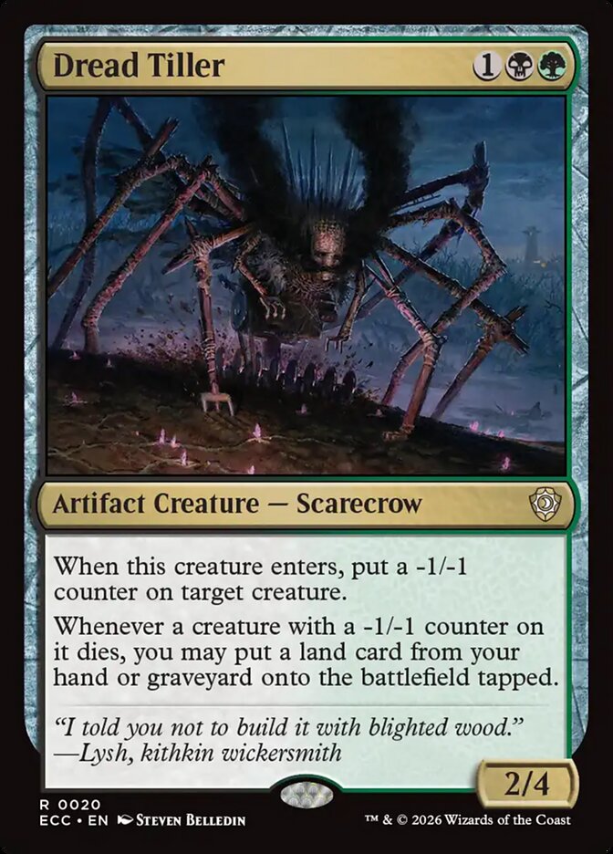 Dread Tiller 20/176 (Commander: Lorwyn Eclipsed)  | Good Games Modbury