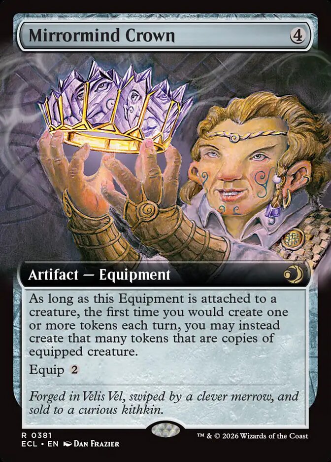Mirrormind Crown 381/273 (Lorwyn Eclipsed)  - Extended Art | Good Games Modbury