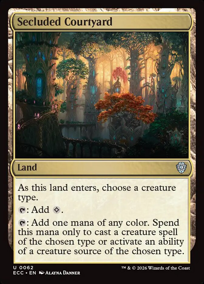 Secluded Courtyard 62/176 (Commander: Lorwyn Eclipsed)  | Good Games Modbury