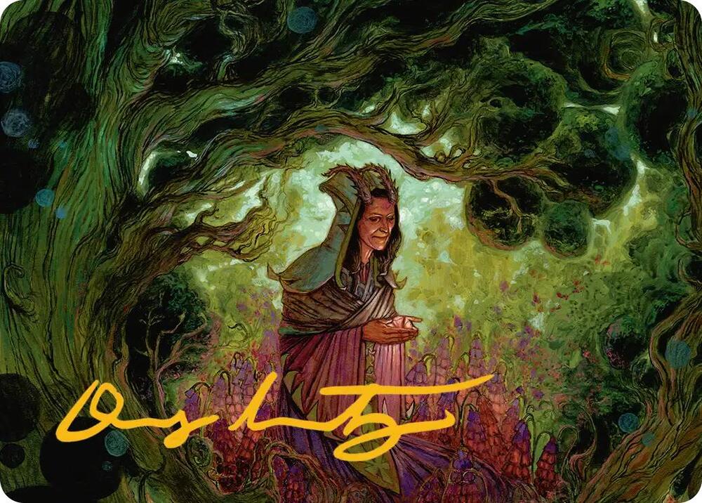 Bloom Tender Art Card Gold Stamped Signature 41 (Art Series: Lorwyn Eclipsed)  | Good Games Modbury
