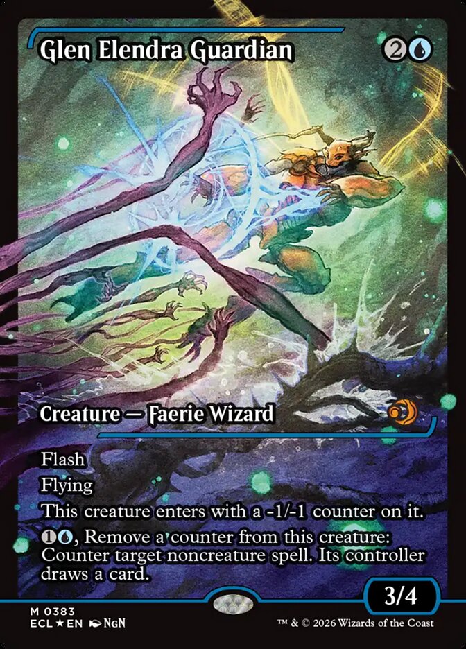 Glen Elendra Guardian 383 (Lorwyn Eclipsed)  - Showcase Foil | Good Games Modbury