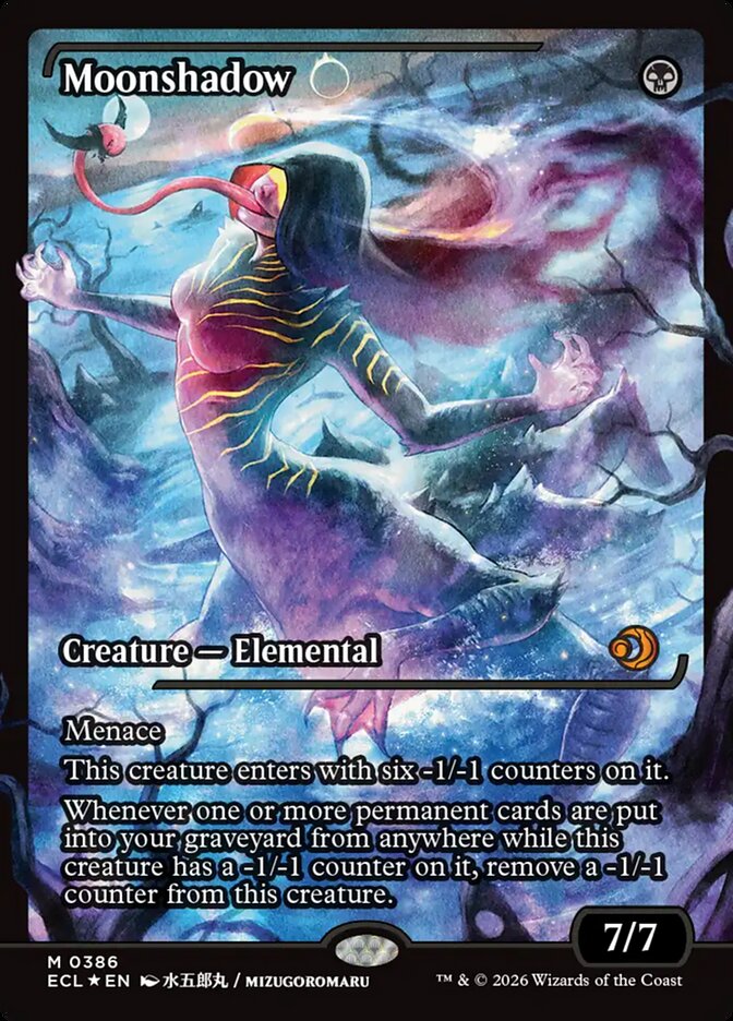Moonshadow 386/273 (Lorwyn Eclipsed)  - Showcase Foil | Good Games Modbury