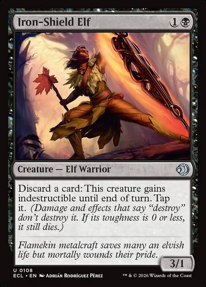 Iron-Shield Elf 108/273 (Lorwyn Eclipsed)  - Foil | Good Games Modbury