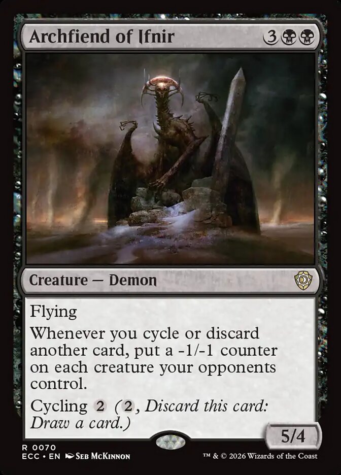 Archfiend of Ifnir 70/176 (Commander: Lorwyn Eclipsed)  | Good Games Modbury