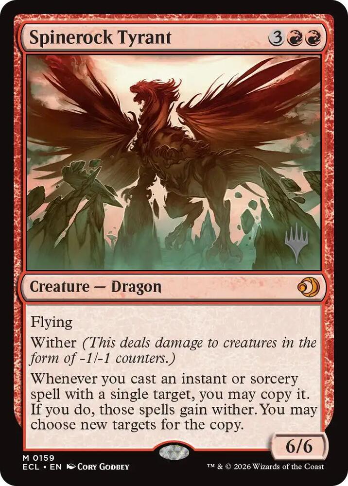 Spinerock Tyrant 159p/87 (Promo Pack: Lorwyn Eclipsed)  - Foil | Good Games Modbury