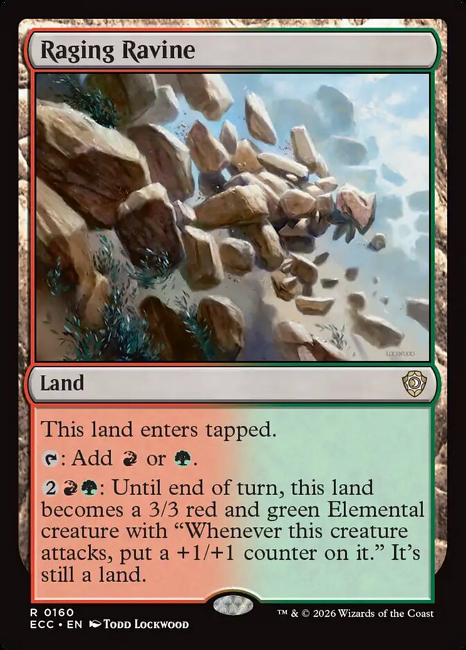 Raging Ravine 160/176 (Commander: Lorwyn Eclipsed)  | Good Games Modbury