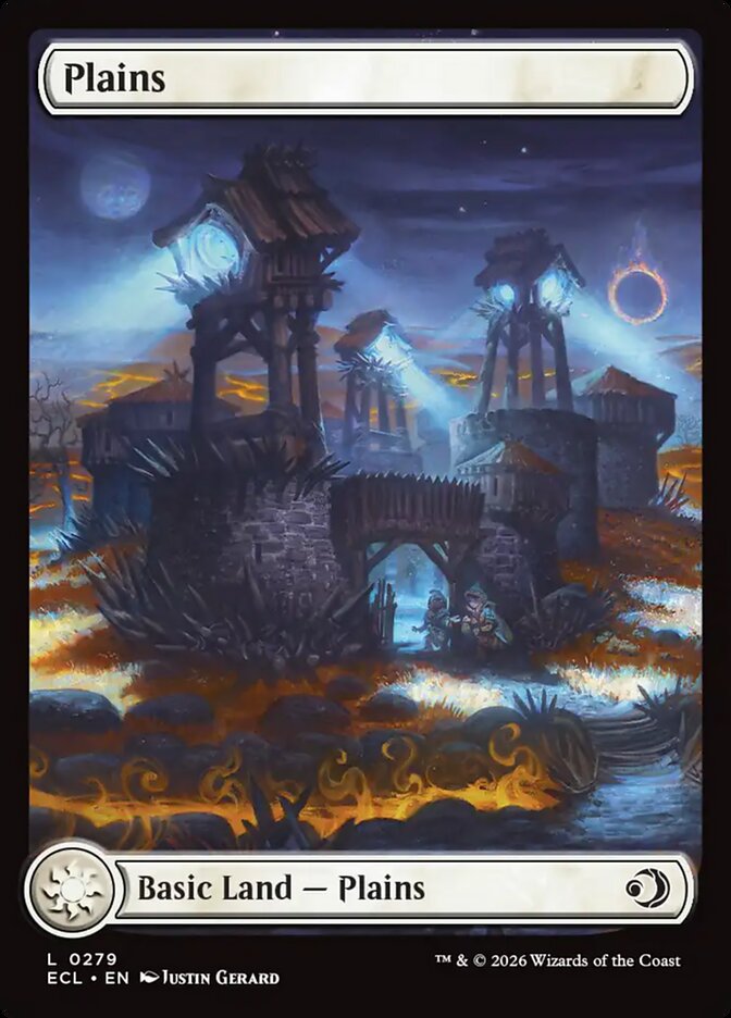 Plains 279 (Lorwyn Eclipsed)  - Full Art | Good Games Modbury