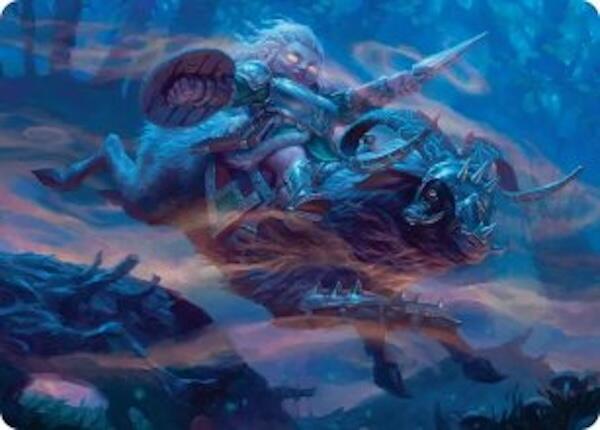 Bristlebane Outrider Art Card 18 (Art Series: Lorwyn Eclipsed)  | Good Games Modbury