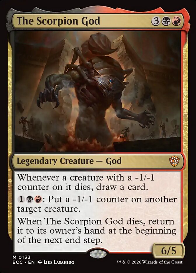The Scorpion God 133/176 (Commander: Lorwyn Eclipsed)  | Good Games Modbury