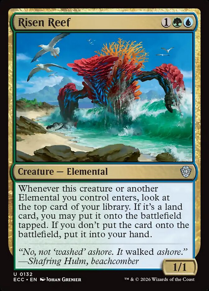 Risen Reef 132 (Commander: Lorwyn Eclipsed)  | Good Games Modbury