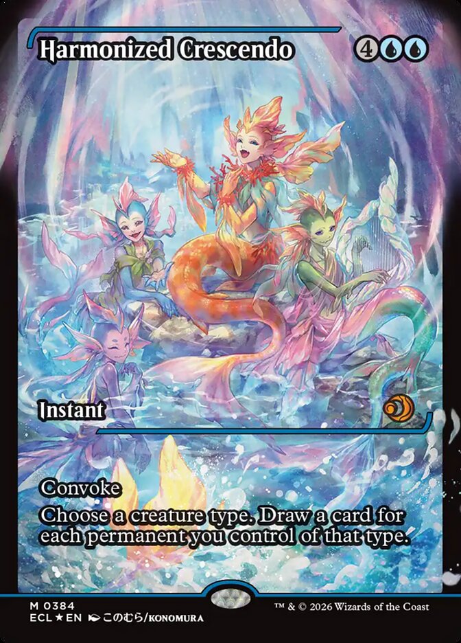 Harmonized Crescendo 384 (Lorwyn Eclipsed)  - Showcase Foil | Good Games Modbury