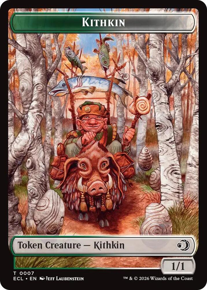 Kithkin Treasure Double Sided Token 7 // 10 (Lorwyn Eclipsed)  - Foil | Good Games Modbury