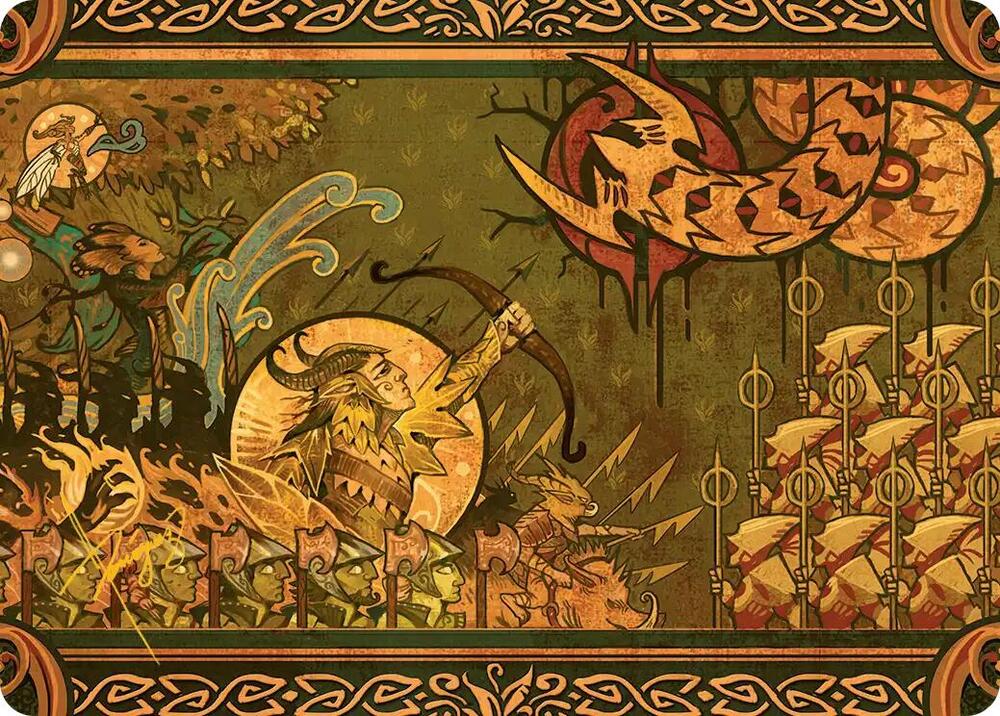 Chronicle of Victory Art Card Gold Stamped Signature 27 (Art Series: Lorwyn Eclipsed)  | Good Games Modbury
