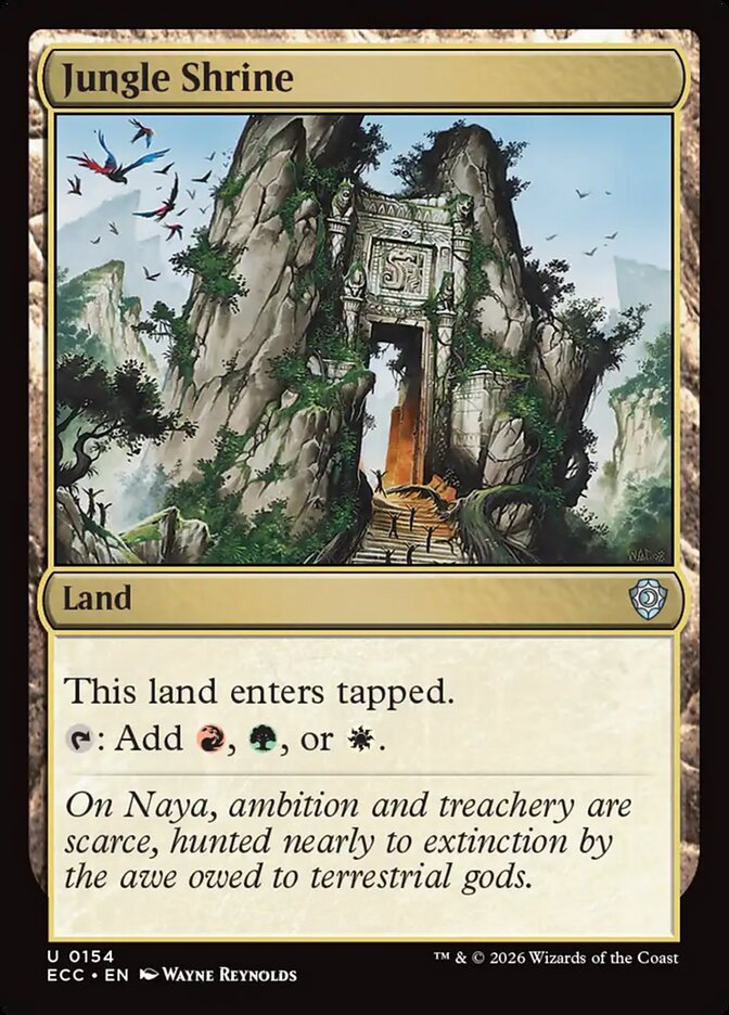Jungle Shrine 154 (Commander: Lorwyn Eclipsed)  | Good Games Modbury