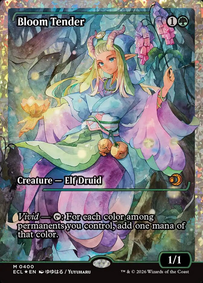 Bloom Tender 400/273 (Lorwyn Eclipsed)  - Showcase Fracture Foil | Good Games Modbury