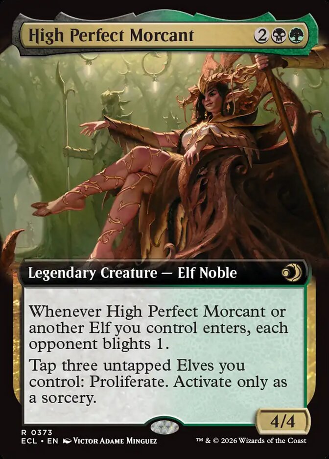 High Perfect Morcant  373/273 (Lorwyn Eclipsed)  - Extended Art Foil | Good Games Modbury