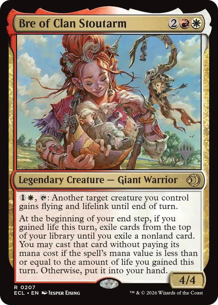 Bre of Clan Stoutarm 207 (Promo Pack: Lorwyn Eclipsed)  - Foil | Good Games Modbury