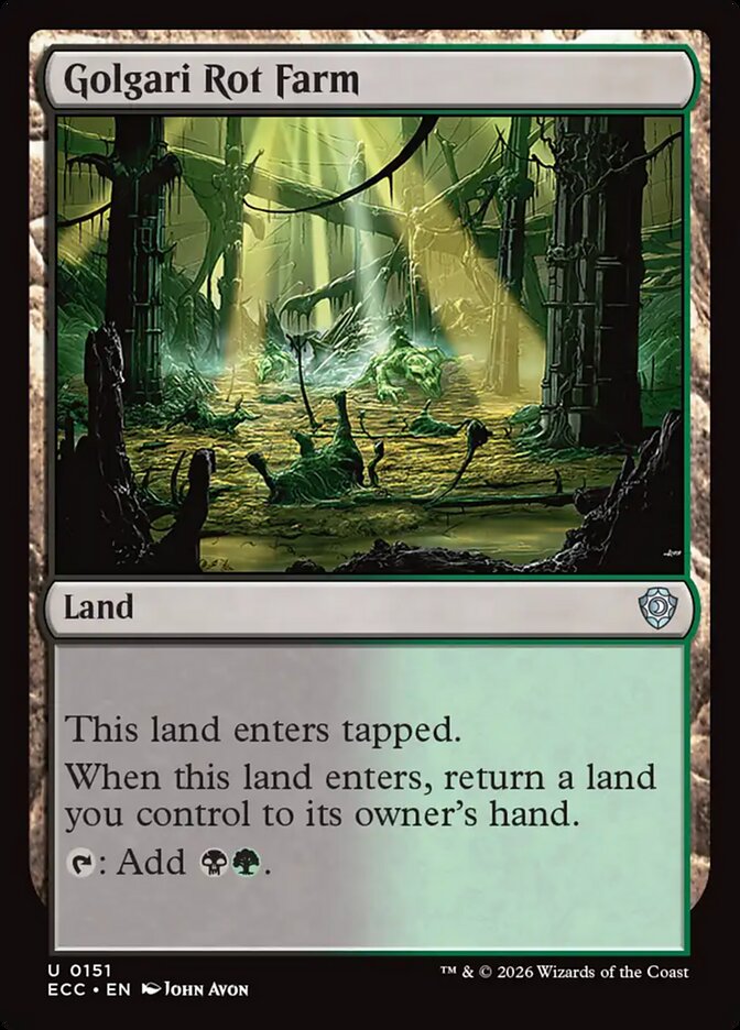 Golgari Rot Farm 151/176 (Commander: Lorwyn Eclipsed)  | Good Games Modbury