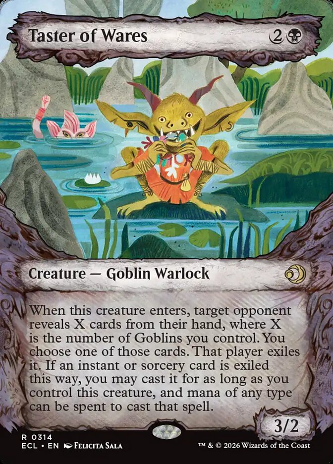 Taster of Wares  314/273 (Lorwyn Eclipsed)  - Showcase Foil | Good Games Modbury
