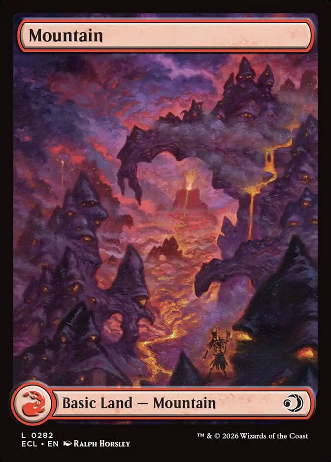 Mountain 282/273 (Lorwyn Eclipsed)  - Full Art | Good Games Modbury