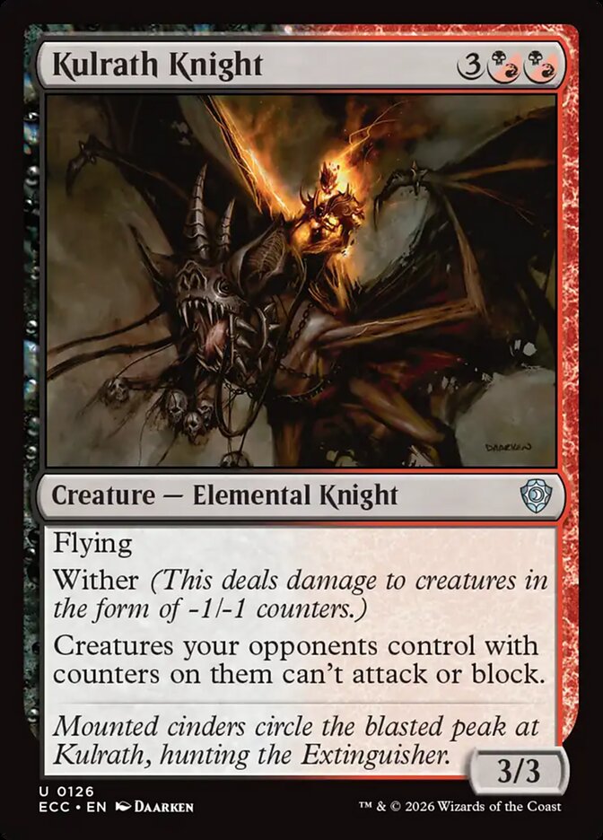 Kulrath Knight 126/176 (Commander: Lorwyn Eclipsed)  | Good Games Modbury