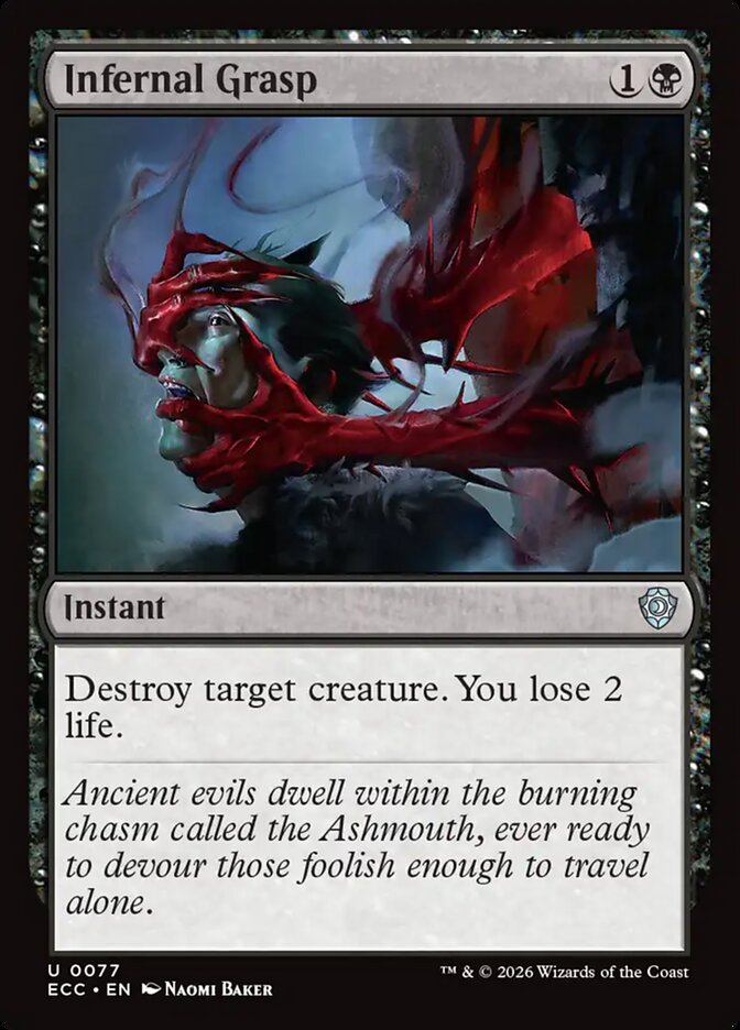 Infernal Grasp 77/176 (Commander: Lorwyn Eclipsed)  | Good Games Modbury
