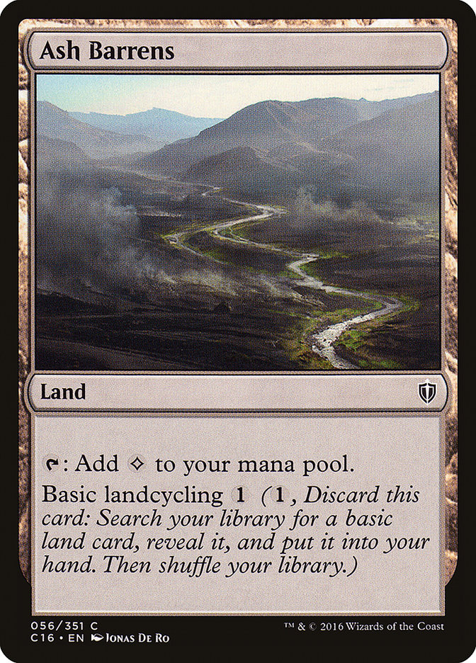 Ash Barrens 56/351 (Commander 2016)  | Good Games Modbury