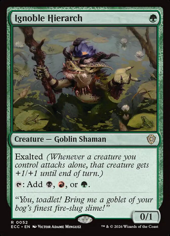 Ignoble Hierarch 52/176 (Commander: Lorwyn Eclipsed)  | Good Games Modbury