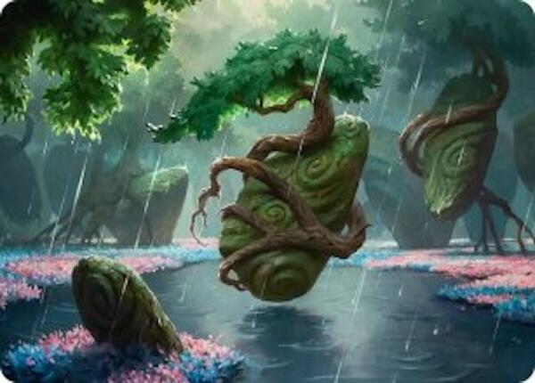 Rain Slicked Copse Art Card 49 (Art Series: Lorwyn Eclipsed)  | Good Games Modbury