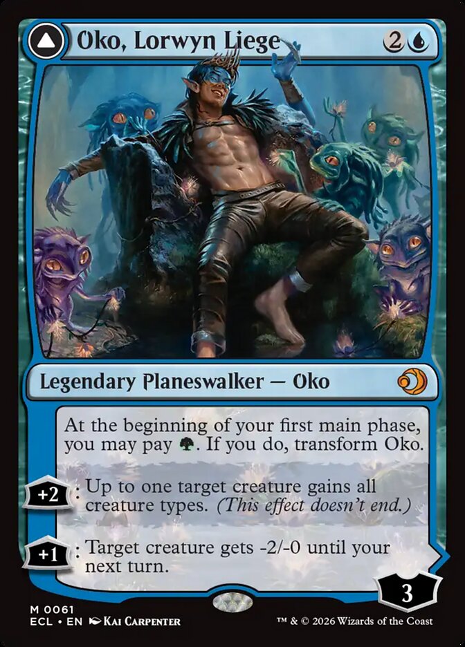 Oko, Lorwyn Liege // Oko, Shadowmoor Scion 61/273 (Lorwyn Eclipsed)  | Good Games Modbury