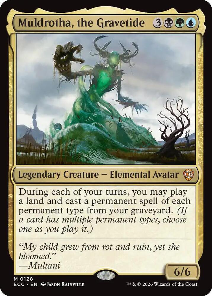 Muldrotha the Gravetide 128 (Commander: Lorwyn Eclipsed)  | Good Games Modbury