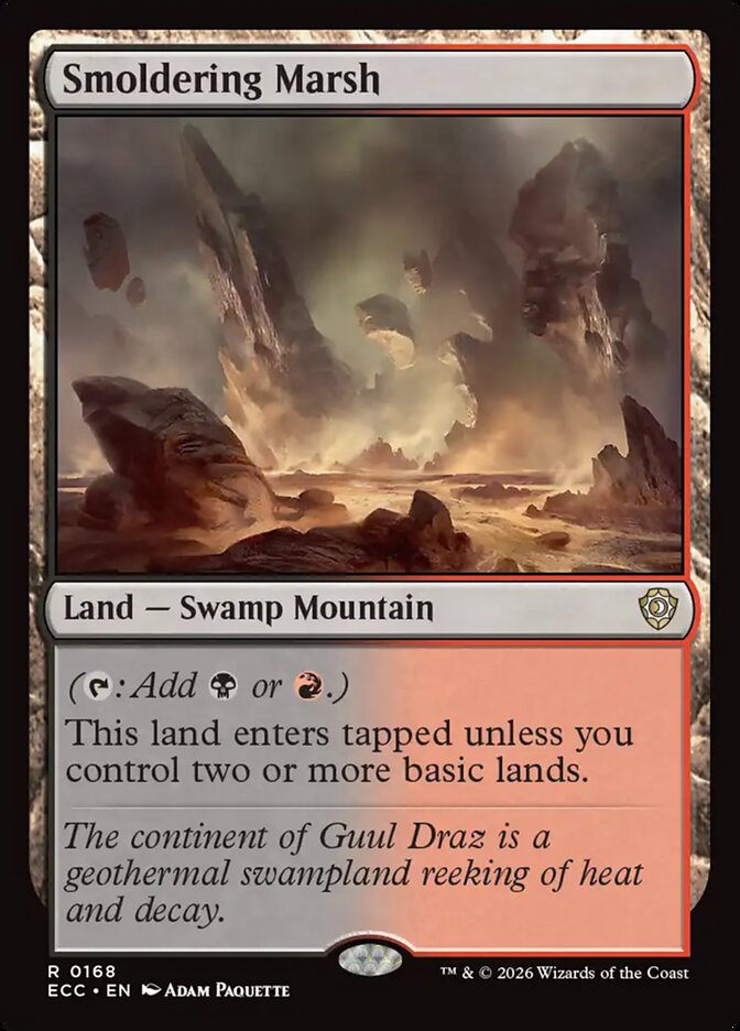 Smoldering Marsh 168/176 (Commander: Lorwyn Eclipsed)  | Good Games Modbury