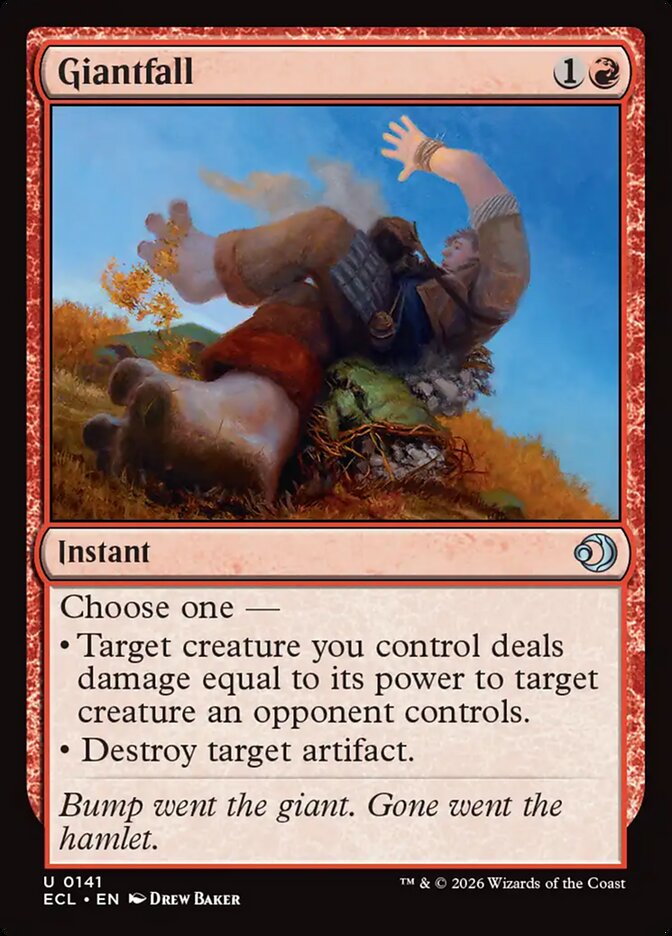 Giantfall 141 (Lorwyn Eclipsed)  - Foil | Good Games Modbury