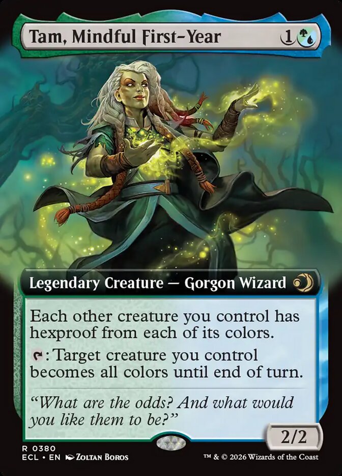 Tam, Mindful First-Year  380/273 (Lorwyn Eclipsed)  - Extended Art Foil | Good Games Modbury
