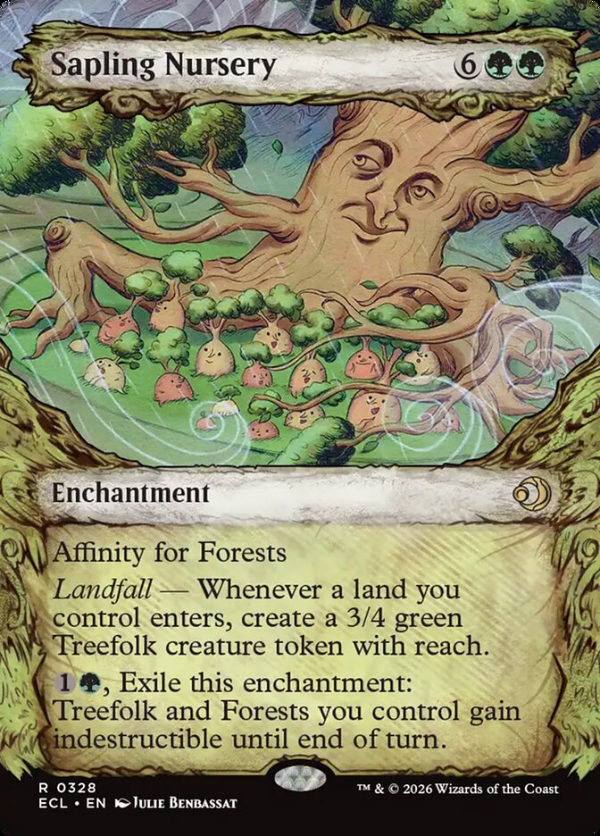 Sapling Nursery 328 (Lorwyn Eclipsed)  - Showcase Foil | Good Games Modbury