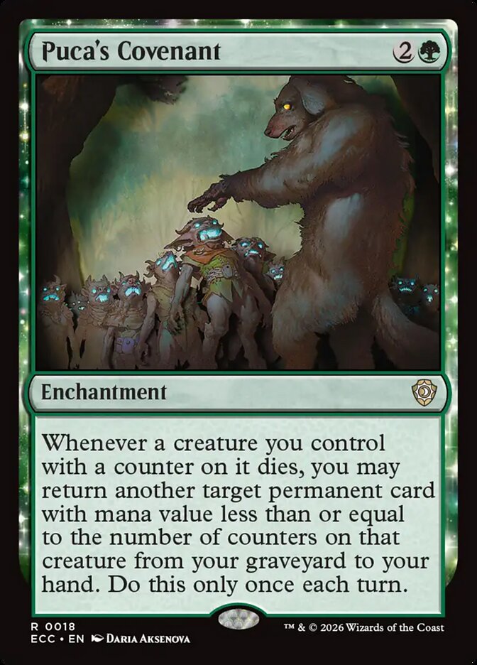 Puca's Covenant 18/176 (Commander: Lorwyn Eclipsed)  | Good Games Modbury