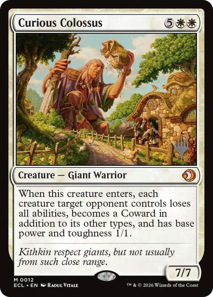 Curious Colossus 12p/87 (Promo Pack: Lorwyn Eclipsed)  | Good Games Modbury