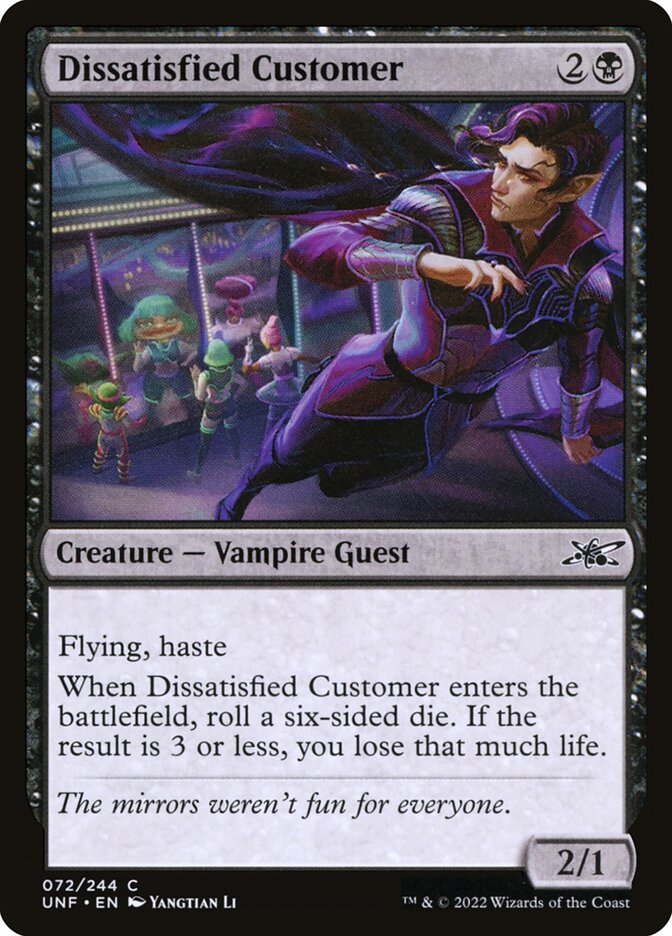 Dissatisfied Customer 72/244 (Unfinity)  - Foil | Good Games Modbury