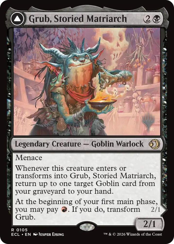 Grub Storied Matriarch 105 (Promo Pack: Lorwyn Eclipsed)  | Good Games Modbury